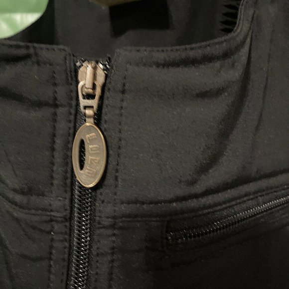 FERA INTERNATIONALE Women's VINTAGE stirrup ski BIBS in BLACK sz 8S -  EUC - Picture 7 of 14